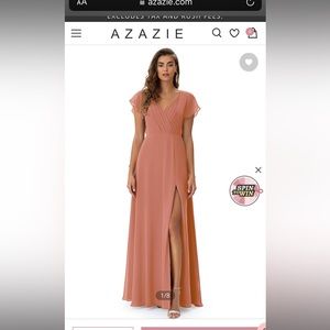 Azazie size 6 Mai Tai bridesmaid wedding guest gown dress